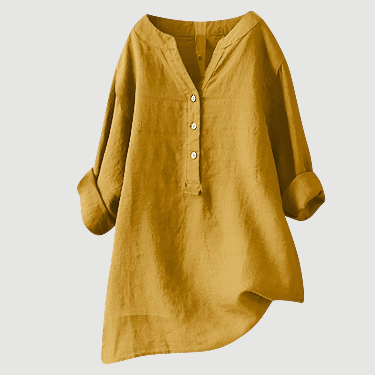 Blusa Respirável com Botões para Conforto Diário
