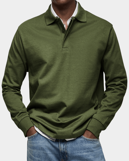 Polo de Manga Comprida Refinado