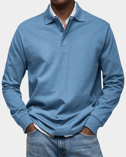 Polo de Manga Comprida Refinado
