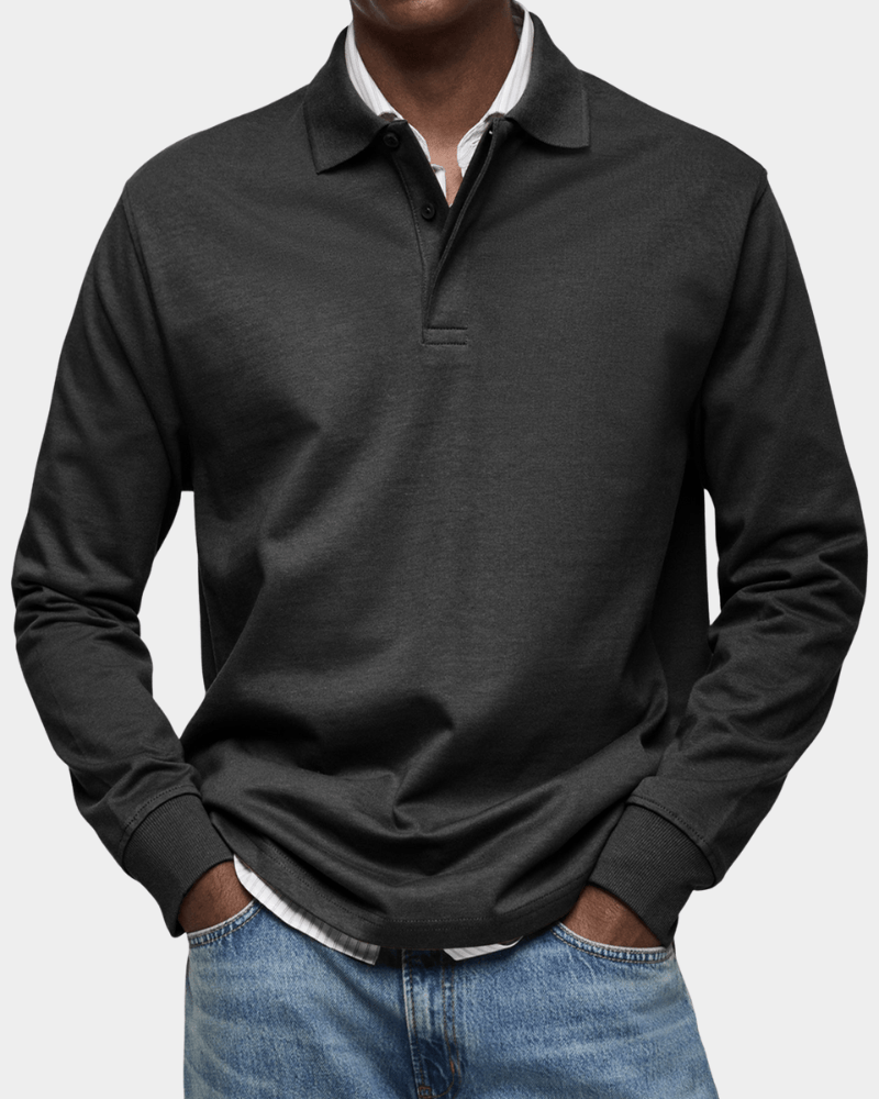 Polo de Manga Comprida Refinado