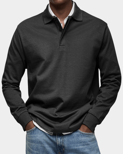 Polo de Manga Comprida Refinado