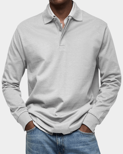 Polo de Manga Comprida Refinado