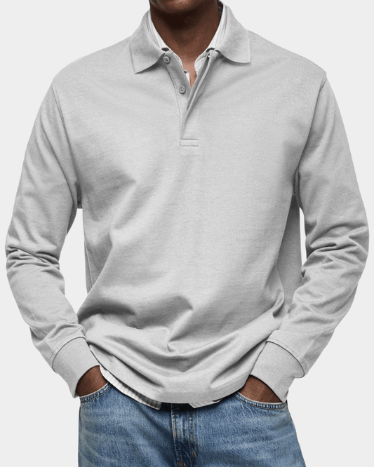 Polo de Manga Comprida Refinado
