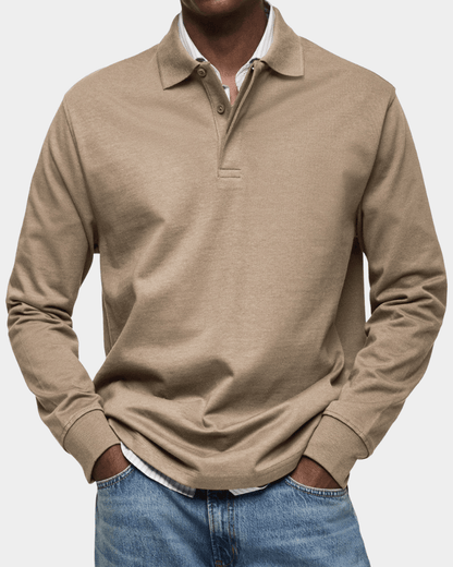 Polo de Manga Comprida Refinado