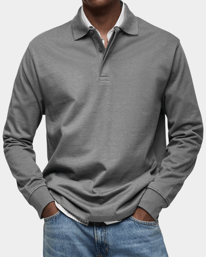 Polo de Manga Comprida Refinado