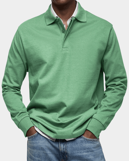 Polo de Manga Comprida Refinado