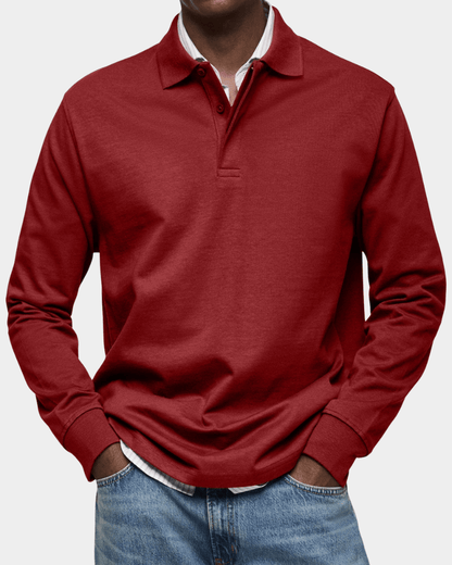 Polo de Manga Comprida Refinado