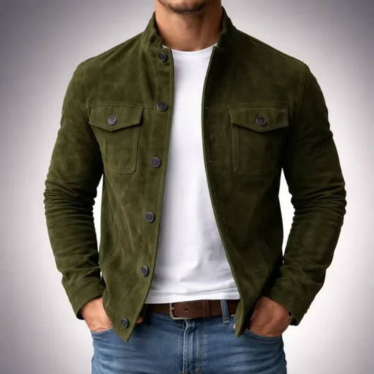 Casaco Masculino Clássico com Botões