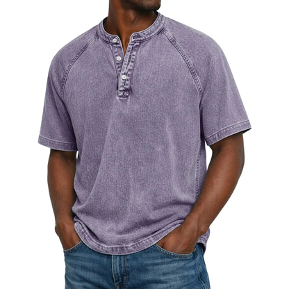 Valenzo™ Camisa Vintage para Homem