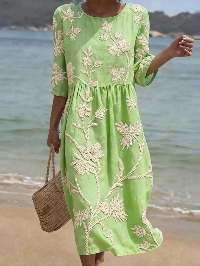 Vestido Vintage Bordado
