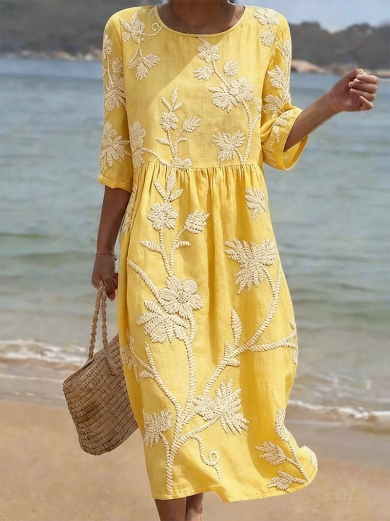 Vestido Vintage Bordado