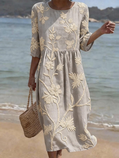 Vestido Vintage Bordado