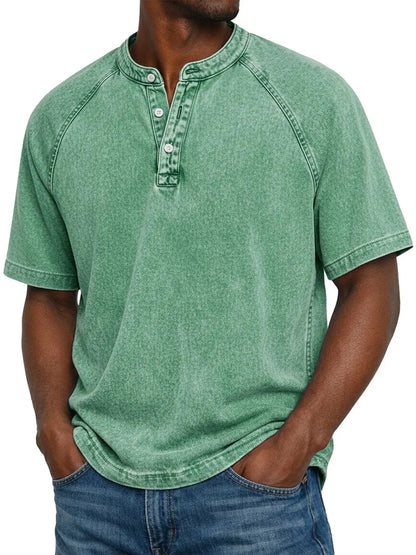 Valenzo™ Camisa Vintage para Homem