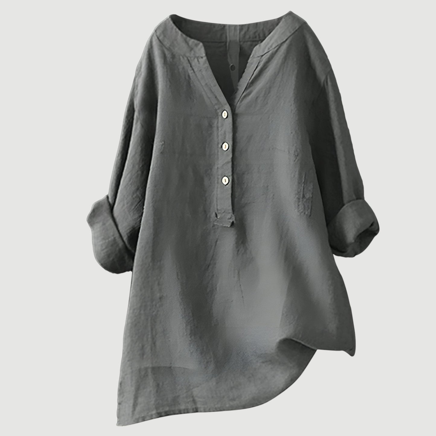 Blusa Respirável com Botões para Conforto Diário