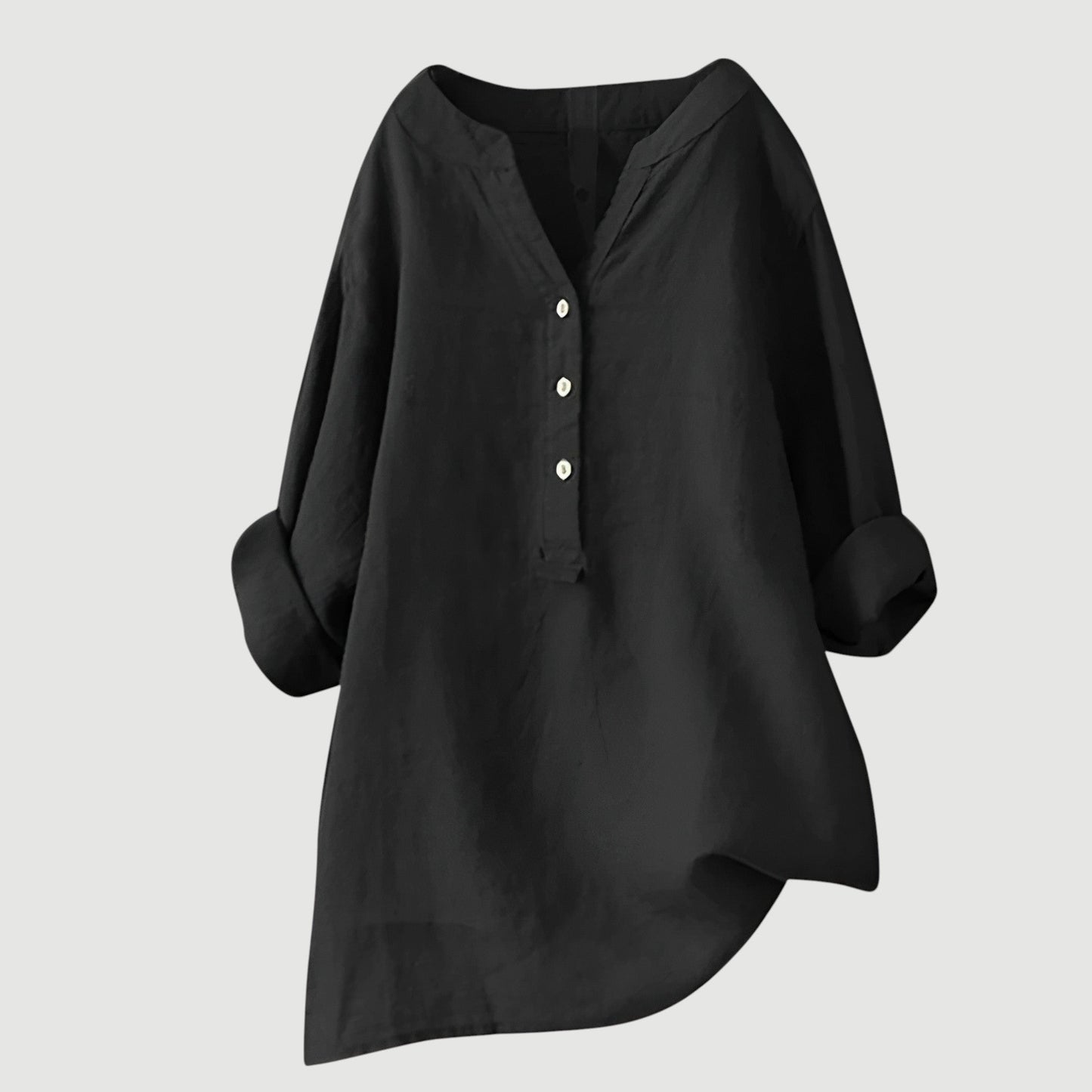 Blusa Respirável com Botões para Conforto Diário