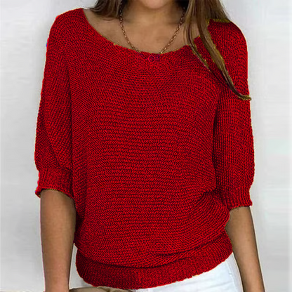 Camisola de Verão Respirável com Mangas 3/4